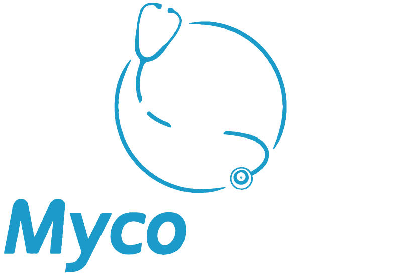 MyCotoxins Transparent blue white logo